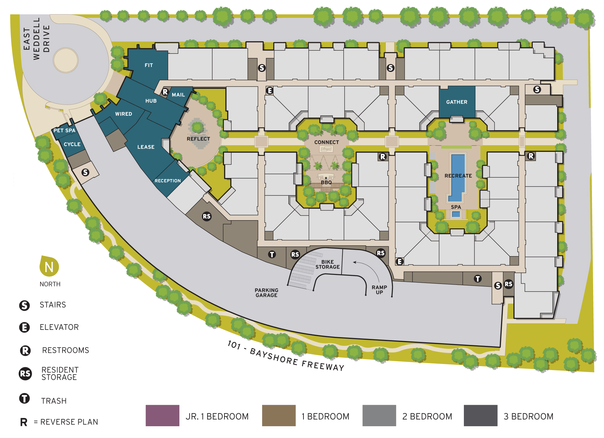 6tenEAST Siteplan